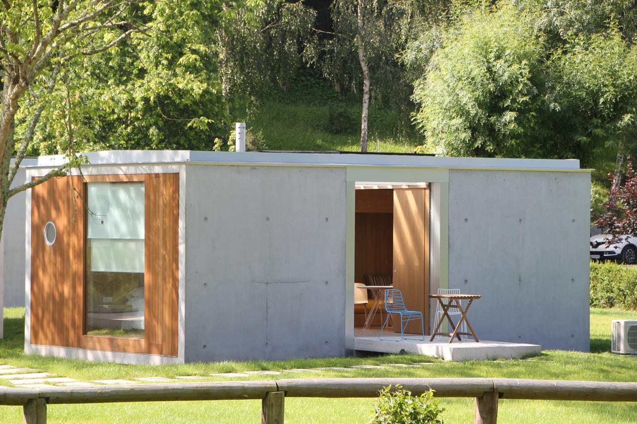 Bungalow Camping Los Manzanos Santa Cruz de Oleiros Exterior foto