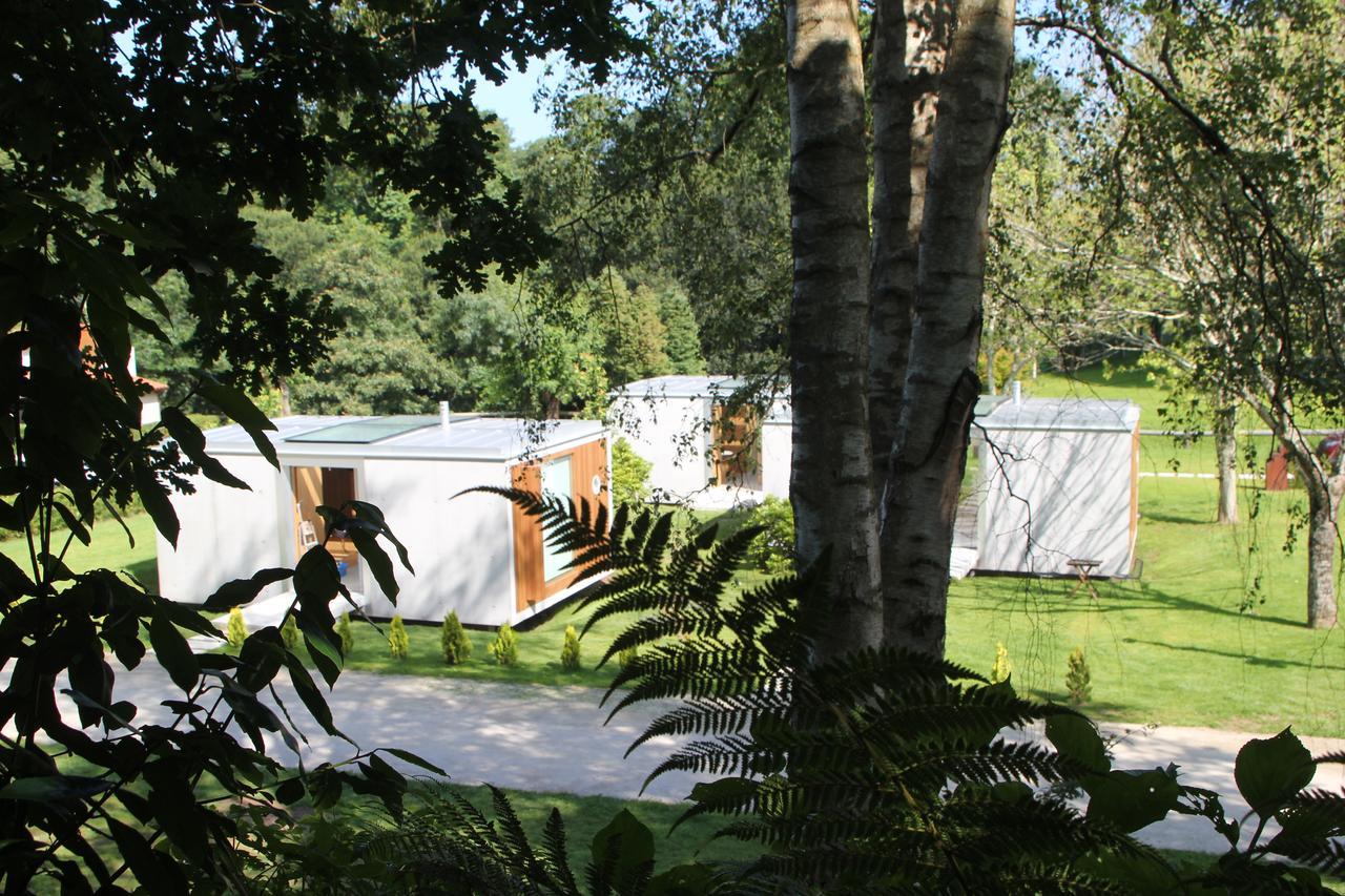 Bungalow Camping Los Manzanos Santa Cruz de Oleiros Exterior foto